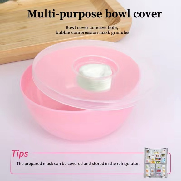 Elle Pink 4 Piece Face Mask Mixing Bowl Set - Picture 4 of 5